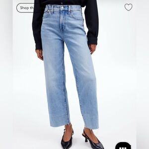 Madewell Perfect Vintage Crop Wide Leg Jeans - BRAND NEW WITH TAGS - size 25